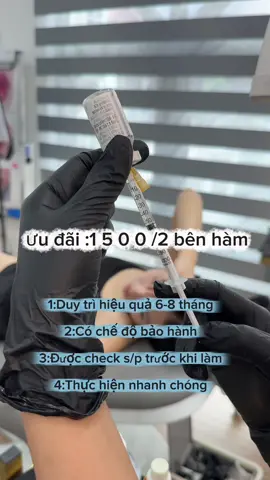 Botox thon gọn hàm ✅#filler #fillerbotox #botox #thongonham 