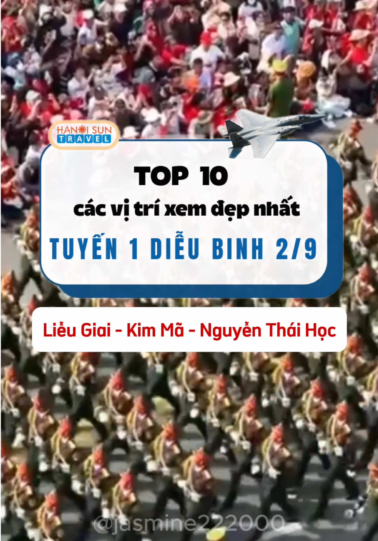 Tổng hợp các vị trí xem diễu binh đẹp nhất của tuyến 1: SVĐ Quần Ngựa - Văn Cao - Liễu Giai - Kim Mã - Nguyễn Thái Học  Mình đã dành trọn buổi sáng đi quay và khảo sát thực tế cho các bạn hình dung rõ: các vị trí xem diễu binh 2/9 đẹp nhất, vỉa hè rộng, tầm nhìn thoáng Mình sẽ lên tiếp phần sau là tuyến 2 nhé! #quockhanh2thang9 #dieubinha80 #a80 