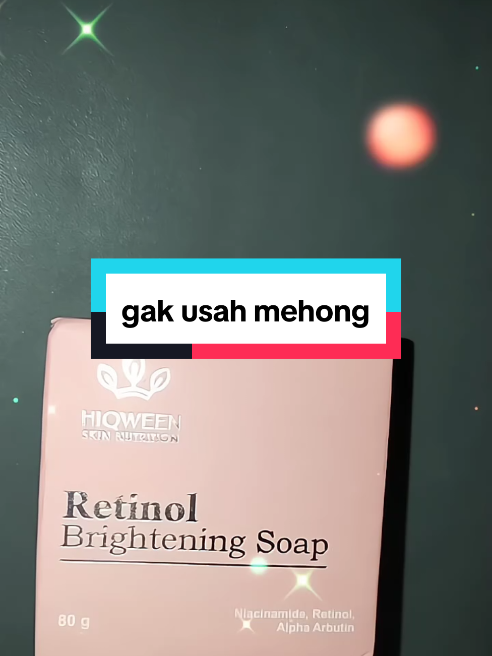hiqween retinol brightening soap #hiqweenskincare #retinolskincare #sabunmukaretinol 