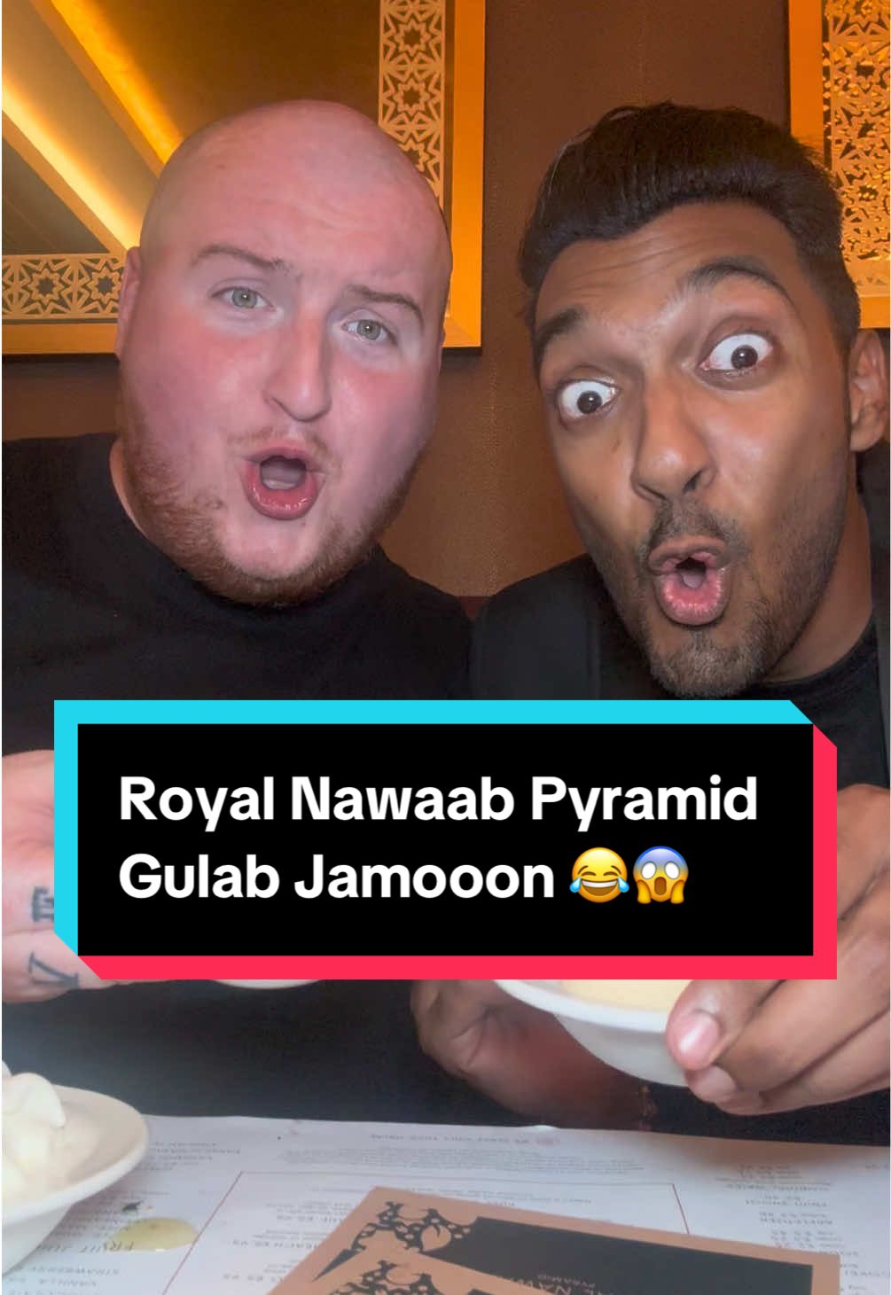 Royal Nawaab Pyramid Gulab Jamooon 😂😱 #gulabjamun #pakistani #stockport #dessert @Mr Munchbox @Abdul Din 