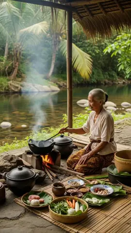 Memasak di tepi sungai #pesonadesa #desavibes  #pemandanganalam 