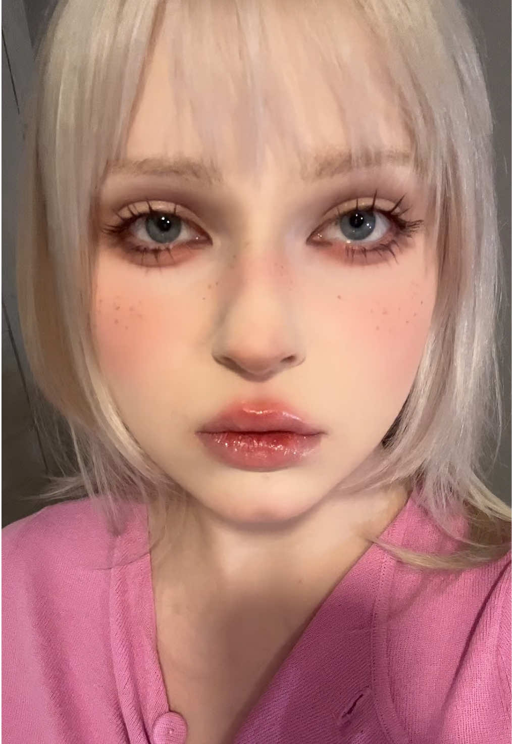 what a waste #makeup #dollmakeup #makeuplook #katebush 