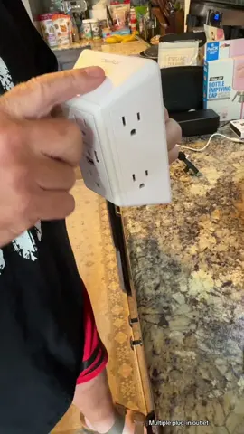 Multiple plug-in outlet. #plugin #outlet #household #tiktokshopcreatorpicks #tiktokmademebuyit @Powrui Shop @Linda’s Daily Quotes 