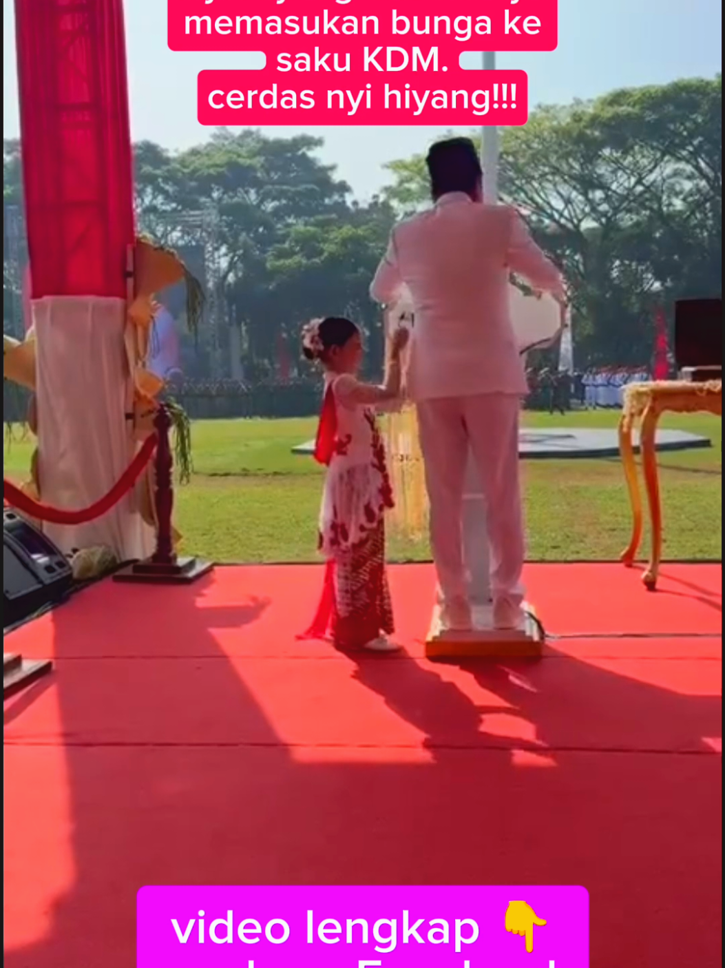 KDM bersama nyi hiyang Sukma ayu pada acara HUT RI ke 80 tahun di Provinsi Jawa Barat 17 Agustus 2025 #kdm #kangdedimulyadi #nyihyangsukmaayu #hutri80 