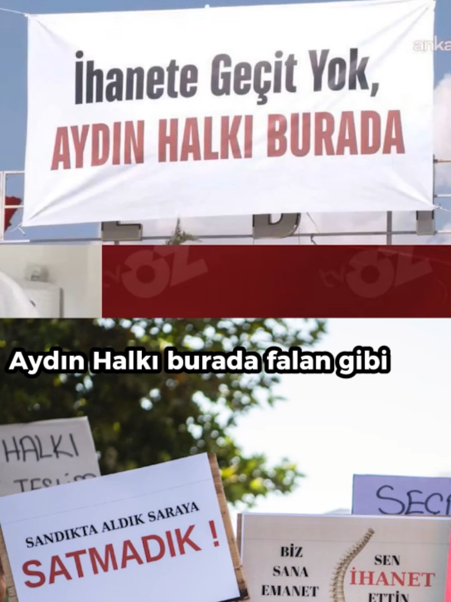 Aydın'da Özlem Çerçioğlu pankartları #sondakika #özlemçerçioğlu 