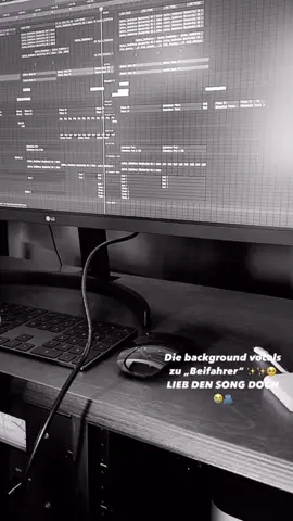 „Beifahrer“ Background Vocals 🩵 #beifahrer #ayliva #beifahrervocals #vocals #background 