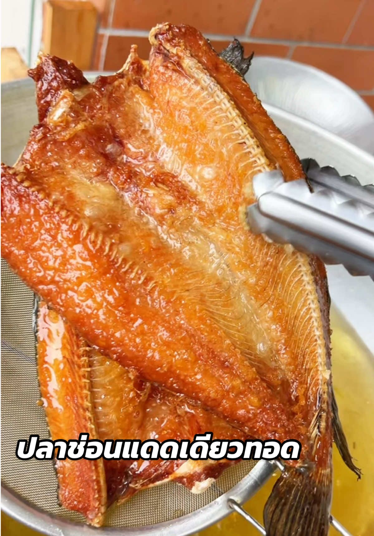 #ปลาช่อนแดดเดียวทอด #ปลาช่อนแดดเดียว #ช่อนแดดเดียว #ปลาแดดเดียว #นิดหน่อยรีวิว 