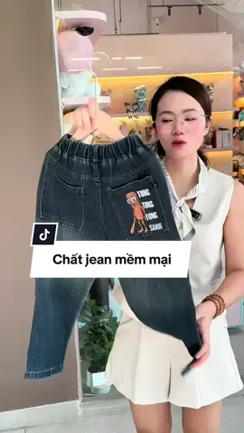 Form baggy, chất jean mềm dễ mặc ạ #quanaotreem #huonghienhoa #quanaobetrai #quanaochobe #quanjeanbetrai 