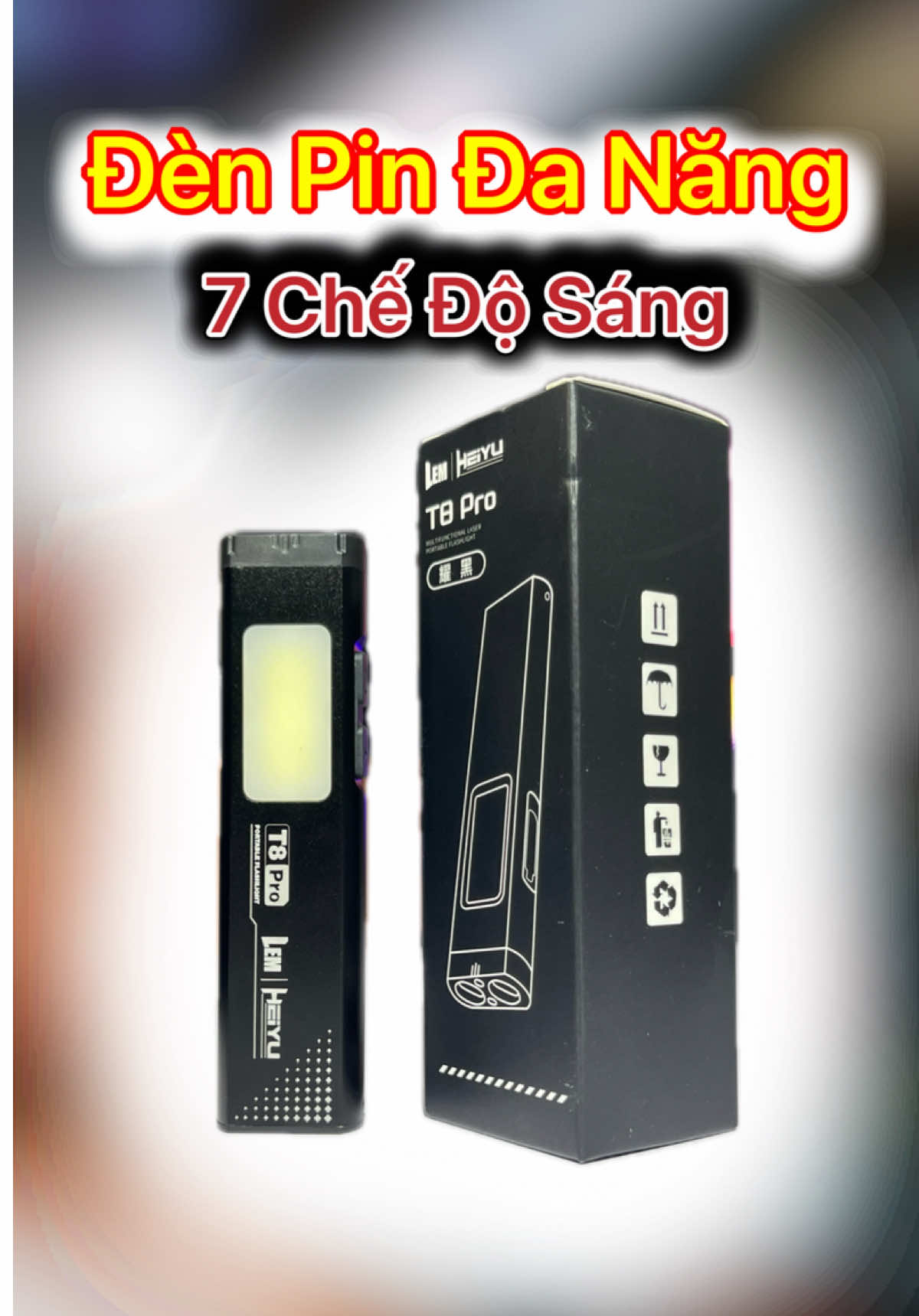 Đèn Pin Đa Năng T8 Pro 7 Chế Độ #đènpin #đèn #xuhuong 
