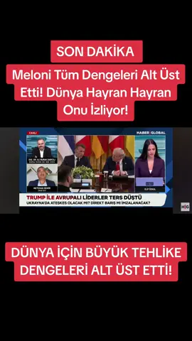 Meloni Tüm Dengeleri Alt Üst Etti! Dünya Hayran Hayran Onu İzliyor!#kesfet #beniöneçıkart #abd 