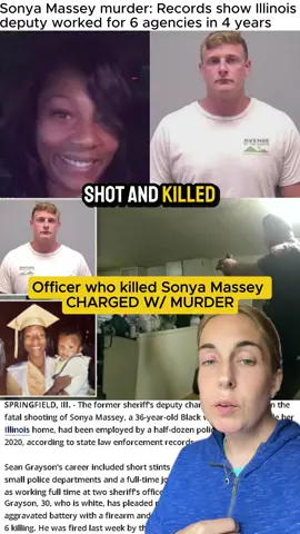 The Sonya Massey bodycam footage is incredibly disturbing #crimetimeteatime #sonyamassey #officerseangrayson #seangrayson #cops #disgusting