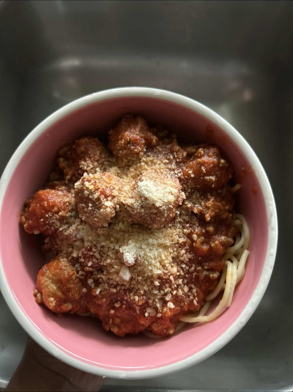 Spaghetti and meatballs for my boy 🍝