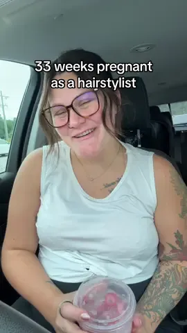 I’m just out here trying to make sure I’m set up for maternity leave but my body is really saying “nope, not today” 💀😅 #hairstylist #pregnancy #storytime #MomsofTikTok #workingmom