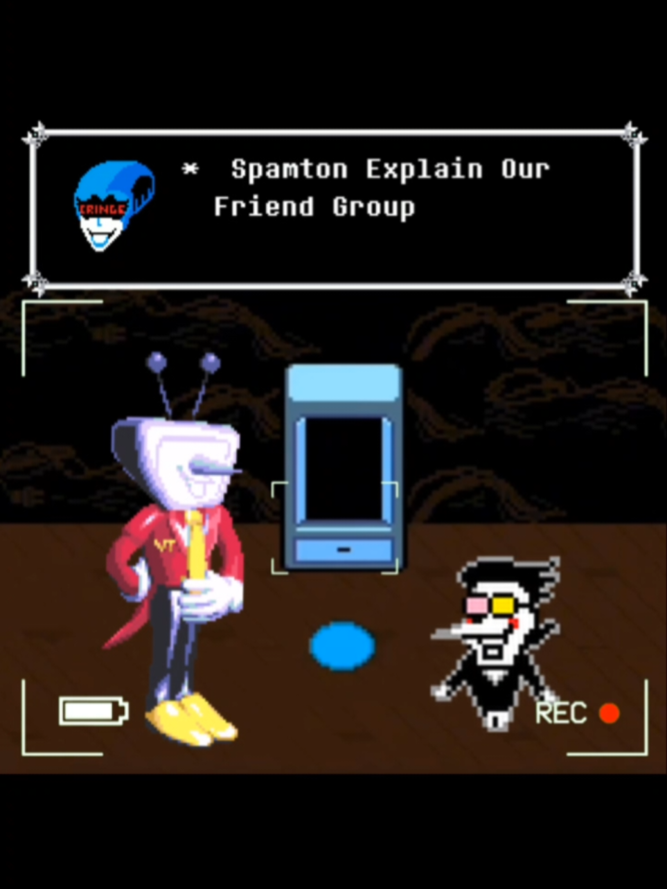 spamton explain our friend group  #deltarune #deltarunespamton #deltarunetenna 