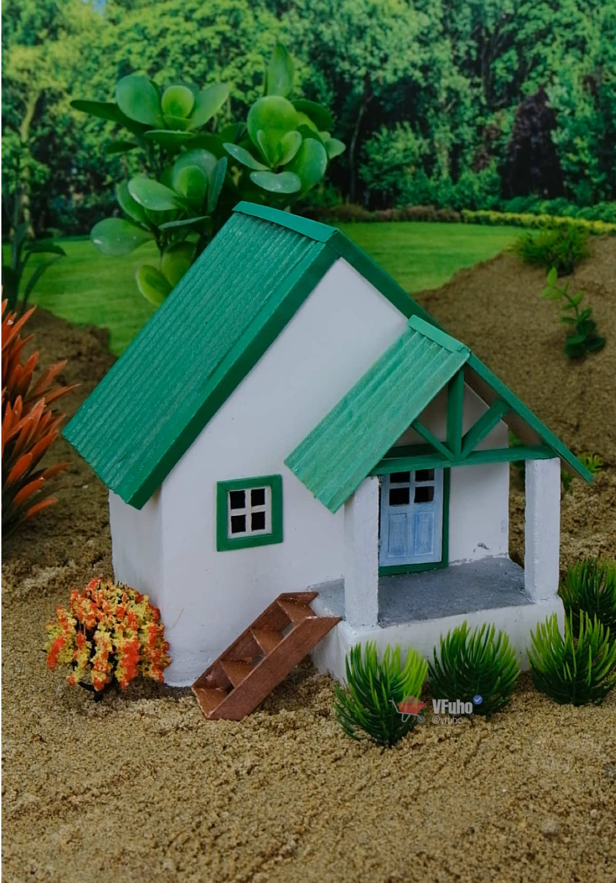 Tiny Bricks, Big Change: My Journey in Mini House Building #vfuho #DIY #miniature 