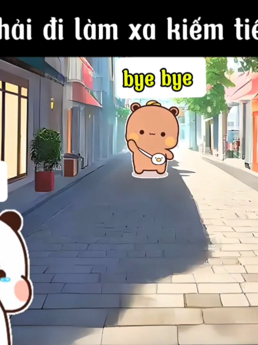 Dudu đi làm xa Bubu buồn lắm  #一二布布 #bubududu #bubu #dudu #fyp 