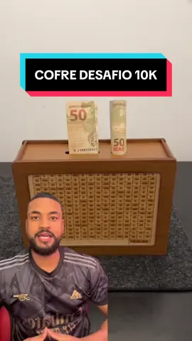 Cofre Desafio 10K. ______ #cofre #cofres #achadinhos #dinheiro #tiktokshop 