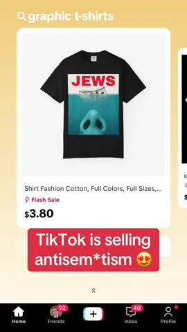 I don’t know if this is a one off issue and frankly I don’t care  . . #tiktokshop #wtftiktok #antihate #bignose #judaism