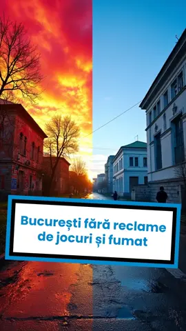 București fără reclame de jocuri și fumat
