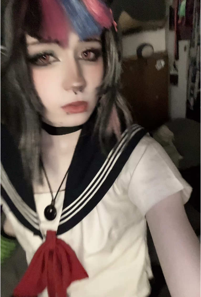 people suck anyway i will cosplay tomorrow im trying to fix my sleep first  #ibukimioda  #danganronpa #cosplay #femboy #mlm 
