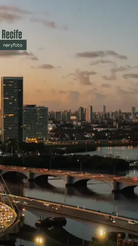 Fim de tarde em Recife Pernambuco #skyline #city #recife 