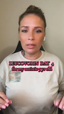 LEUCOVORIN DAY 4 #autismawareness #autismmom #leucovorin 