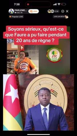 C’est quoi le bilan de 20 ans de Faure gnassimgbe  #togolais228🇹🇬 #zagabambo #fauregnassingbé #tiktoktogo🇹🇬 #aamron 