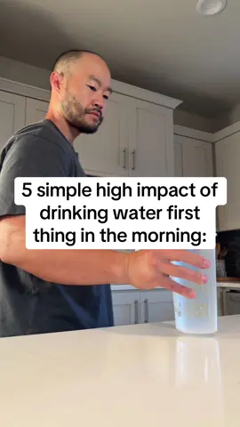 This simple habit can improve your health almost immediately #drinkwater #hydration #hydrationtips #healthyhabit #healthyhabits