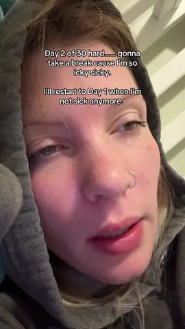 If you know me, you know that I have to be really really sick before actually claim to be sick. 