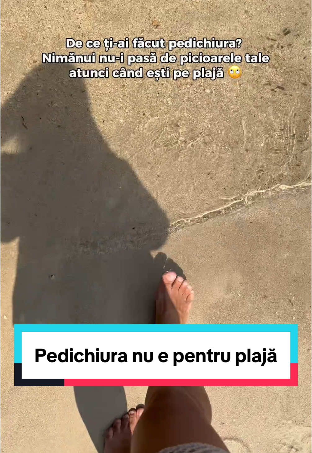 Plot twist: pedichiura nu e pentru plajă, e pentru good vibes only 😎 Frumusețea începe cu felul în care te simți tu, nu cu cine se uită. 🤍 #cupio #cupiosummer 
