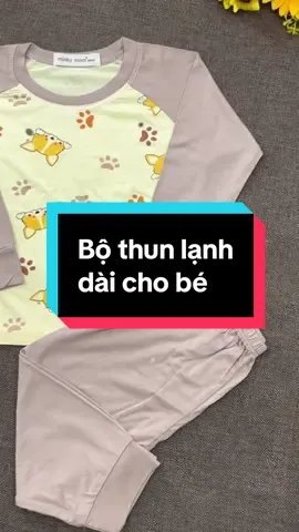 Bộ thun lạnh dài tay cho bé #binkids #bododaitay #bododaitaythunlanhchobe #mevabe #quanaotreem 