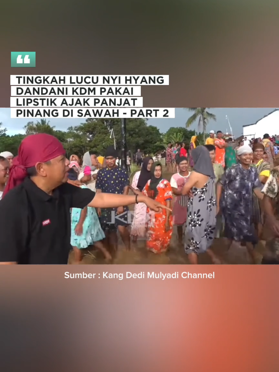 Tonton video lengkapnya hanya di kanal youtube : KANG DEDI MULYADI #jawabarat #jawabaratpunya #jawabaratistimewa #kdmbapakaing #lemburpakuanchannel 