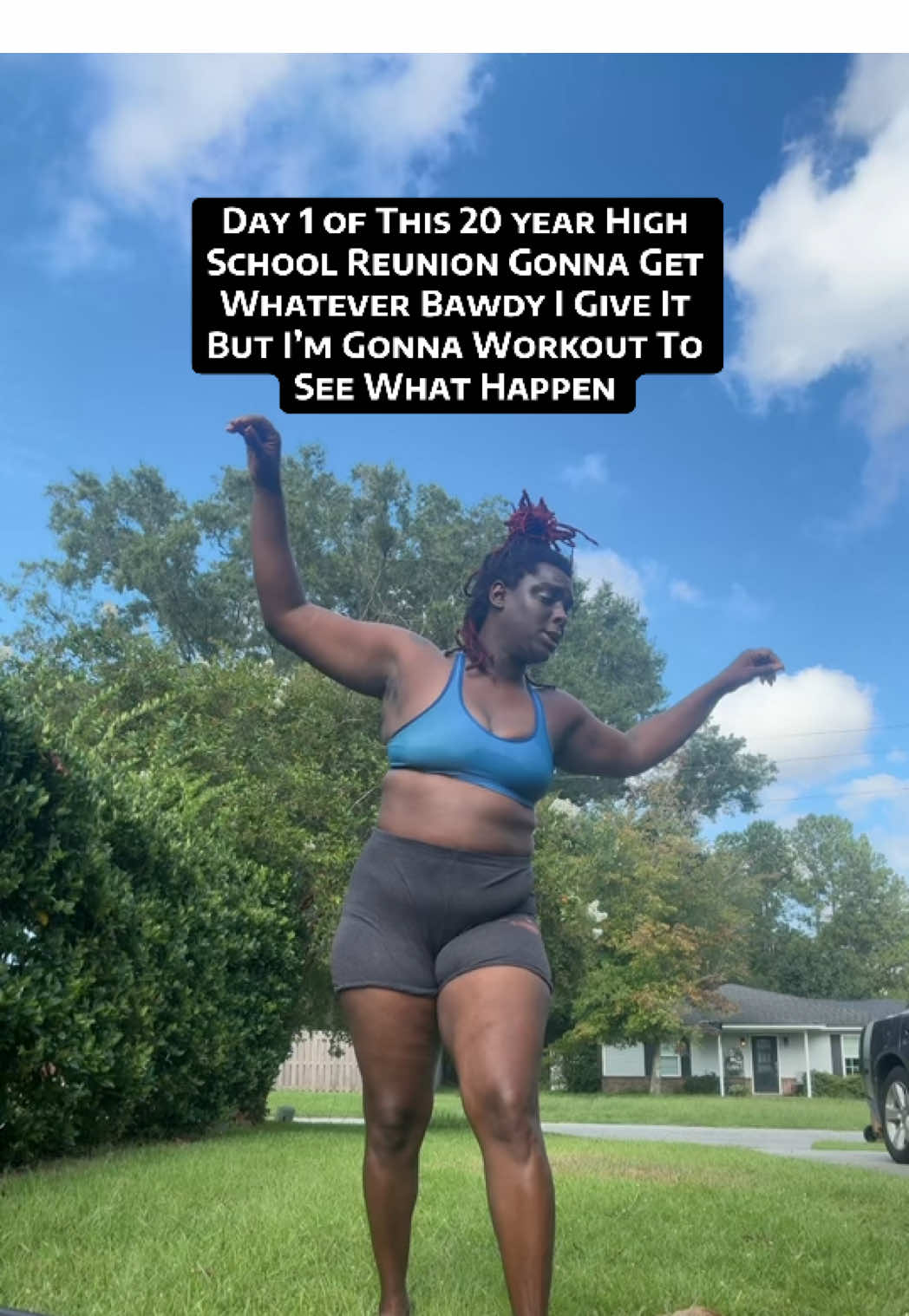 💪 Aunties, who’s in?! Working out isn’t just an option anymore, it’s a necessity. We’re committing to daily movement, not stressing about how our bodies have changed over the last 20 years. Why? Because if we start now, we can make a difference. We can feel stronger, live healthier, and actually enjoy the years ahead. This isn’t about perfection it’s about showing up for ourselves, making the choice to move, live, and thrive. Who’s ready to join the challenge? 🙌 #becomingshe #workout #20yearclassreunion #classof2005 