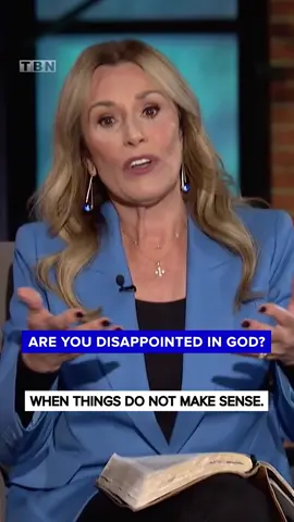 Are you disappointed and need encouragement? Watch this timely reminder from Sheila Walsh 🔥 This full episode can be watched on Takeaways with Kirk Cameron on the TBN+ app!