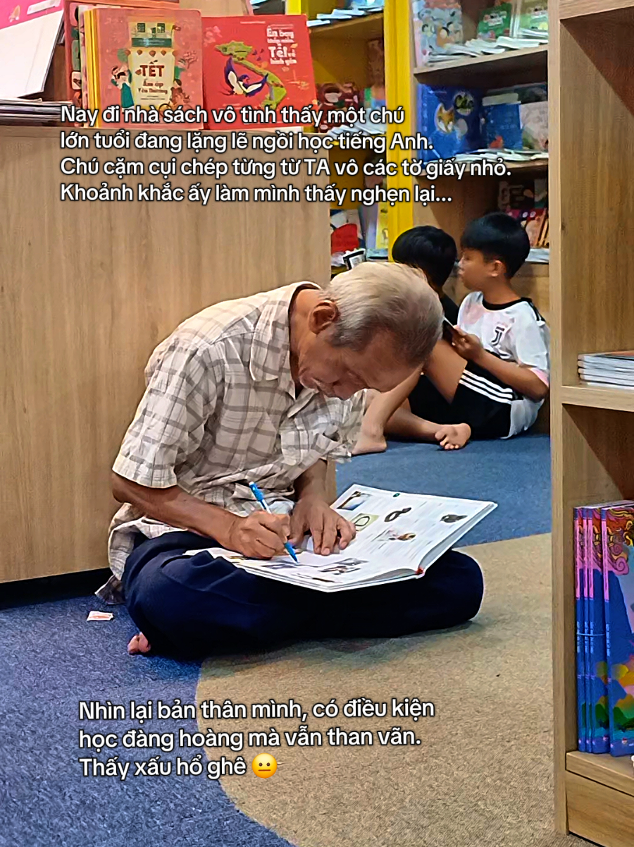 Ngưỡng mộ chú thật sự! #motivation #study #độnglựccuộcsống #studyenglish #hoctienganh 