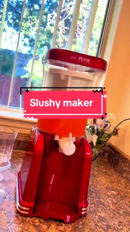 What did I do wrong? 🤔  Vevor 32 oz Slushy Maker 🍹  Turn your favorite drink into a slushy today  #slushymaker #slushy #slushymachine #vevor #vevorslushymachine 