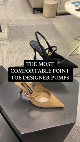 the new dolce slingbacks are perfection! #designershoes #designerheels #comfortablepumps #workheels #comfortableheels #christianlouboutin #louboutin #manoloblahnik #dolceandgabbana 