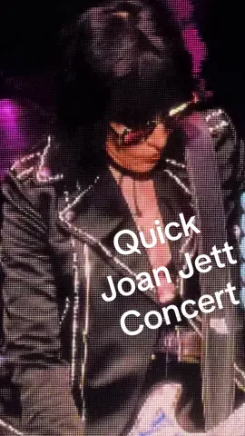 Quick @Joan Jett Concert!!! My son Jack and I thank  @Blackheart for tickets to this iconic show!! #joanjett #joanjettandtheblackhearts #concert #livemusic #icon 
