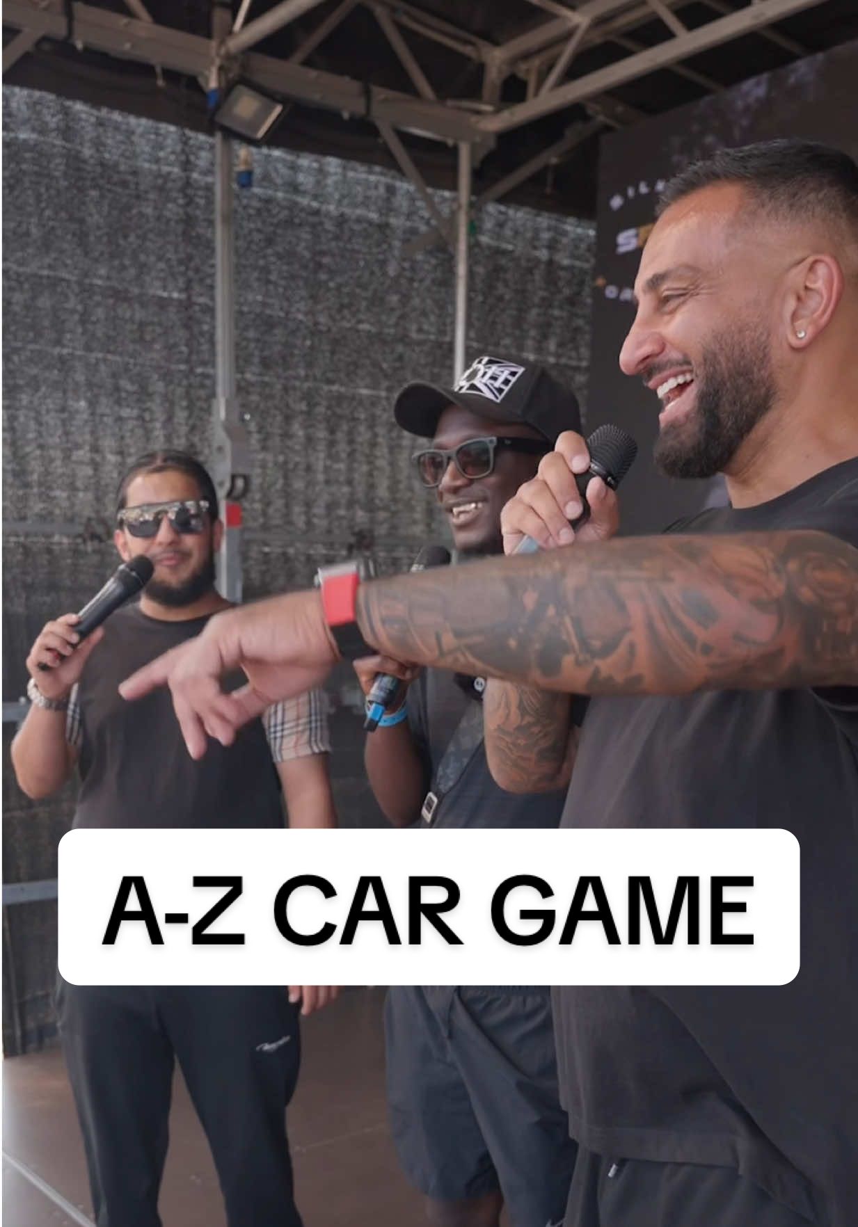 A-Z game at the Yiannimize event!! #fyp #az #game #stage #viral