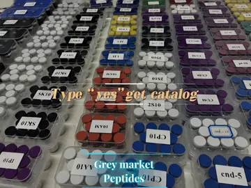 Type “yes”get catalog 🥰#peptide #tirzepatide #greypeptides #greymarket #peptidefactory 