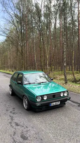 💚 #mk2 #volkswagen #oldcar #golfmk2 #fypシ 