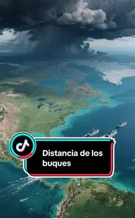 A qué distancia estarán los buques de Estados Unidos #venezuela #estadosunidos #buques 