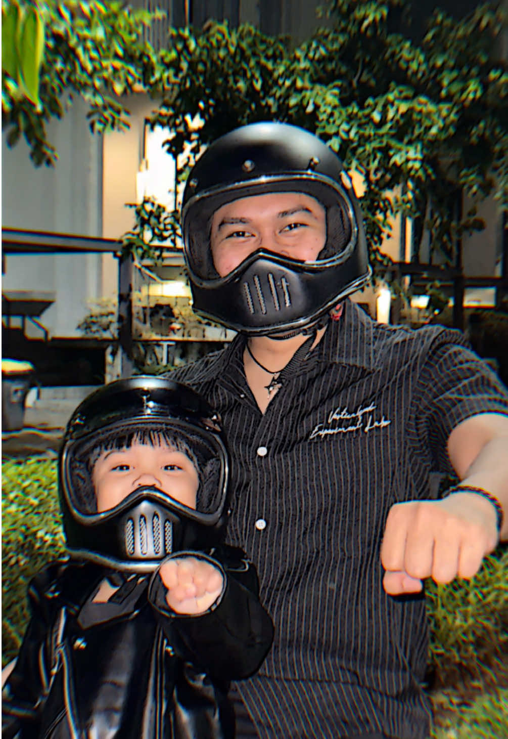 zoey juga gamau kalah riding sama awong @Mamazoey @papaaron 