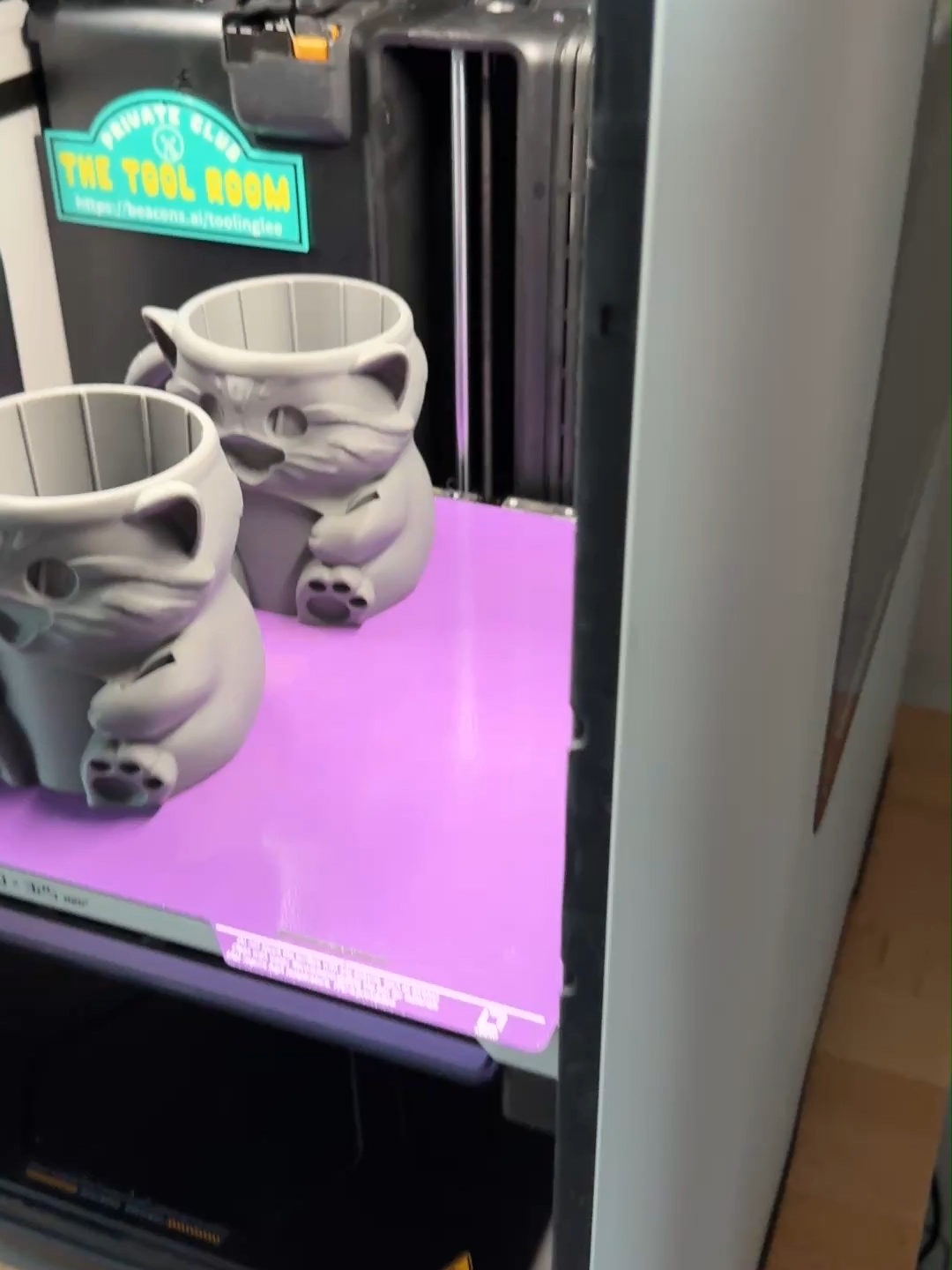 Kitty Pint Holder #kitty #cat #icecream #pint #decor #3dprinting