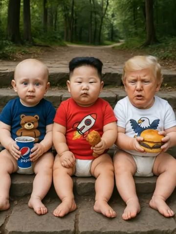 Trump tried to hijack Kim Jong Un’s dinner… and paid the price 😮 #trump  #kim  #funny  #foryouppage #faollowuback #forupage