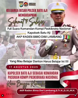 Yang Mau belajar jadi danton harus belajar sama Kapolsek Yang Satu Ini #danton #kapolsekbatuajibatam #poldariau #paskibrakanasional2025 #CapCut 