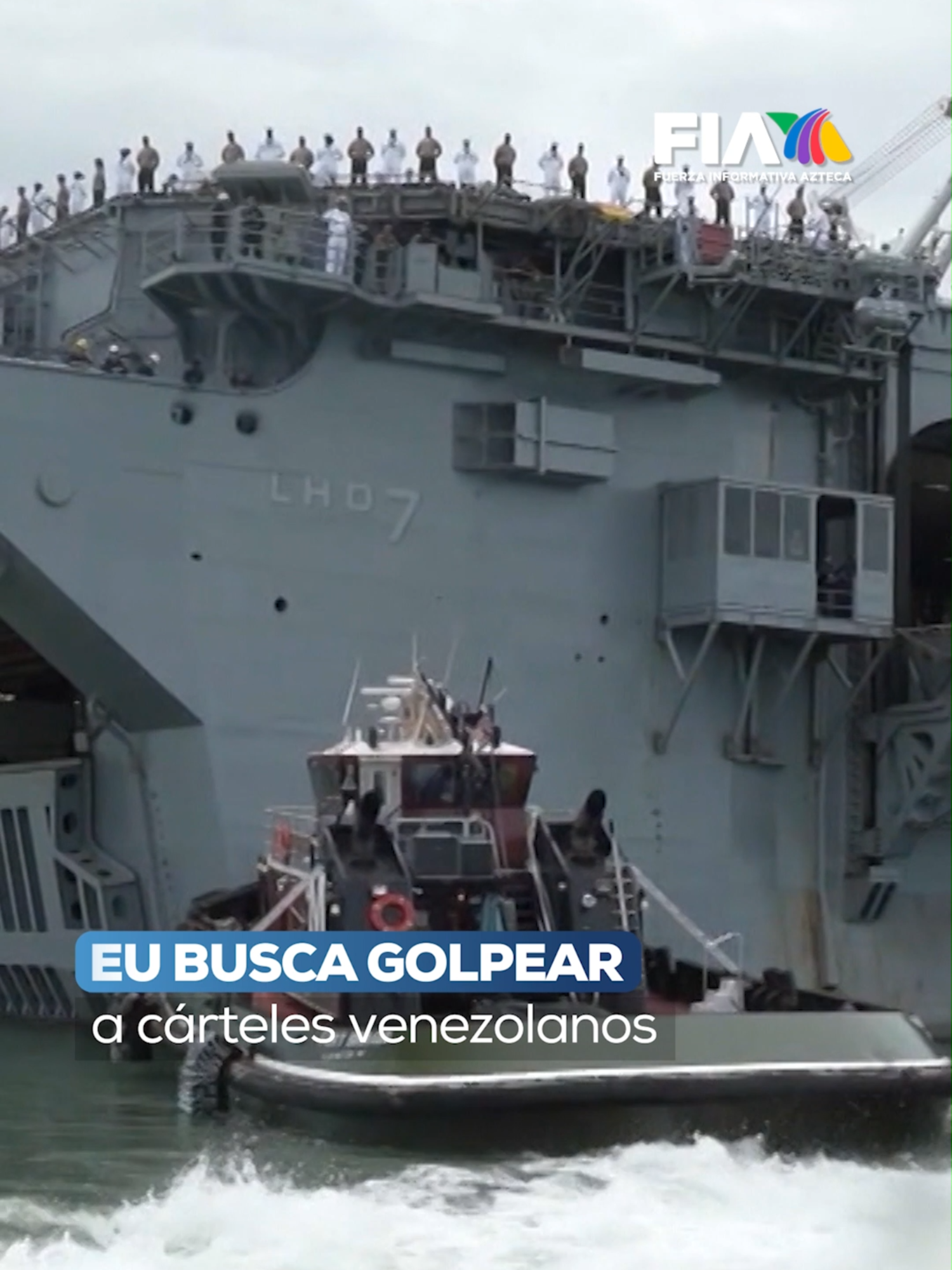 EU despliega 3 destructores frente a Venezuela para golpear a cárteles del narcotráfico 🚢🇺🇸 Estados Unidos ha desplegado tres destructores (USS Gravely, Jason Dunham y Sampson) frente a la costa de Venezuela. El objetivo es golpear a cárteles como el de Sinaloa, el Tren de Aragua y el Cártel de los Soles, presuntamente liderado por el propio Nicolás Maduro. Un movimiento de alto riesgo en la región. 🚨 Infórmate en #HechosAM  #AztecaNoticias #noticiasmexico #noticiasinternacionales #mundotiktok #venezuela #estadosunidos #donaldtrump #trump #maduro #carteles #sinaloa