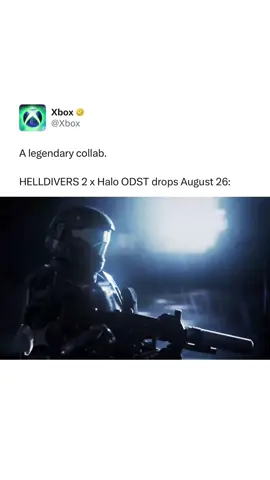 It’s really happening 🥹 (@Sony) #gaming #Halo #haloodst #playstation #helldivers2 