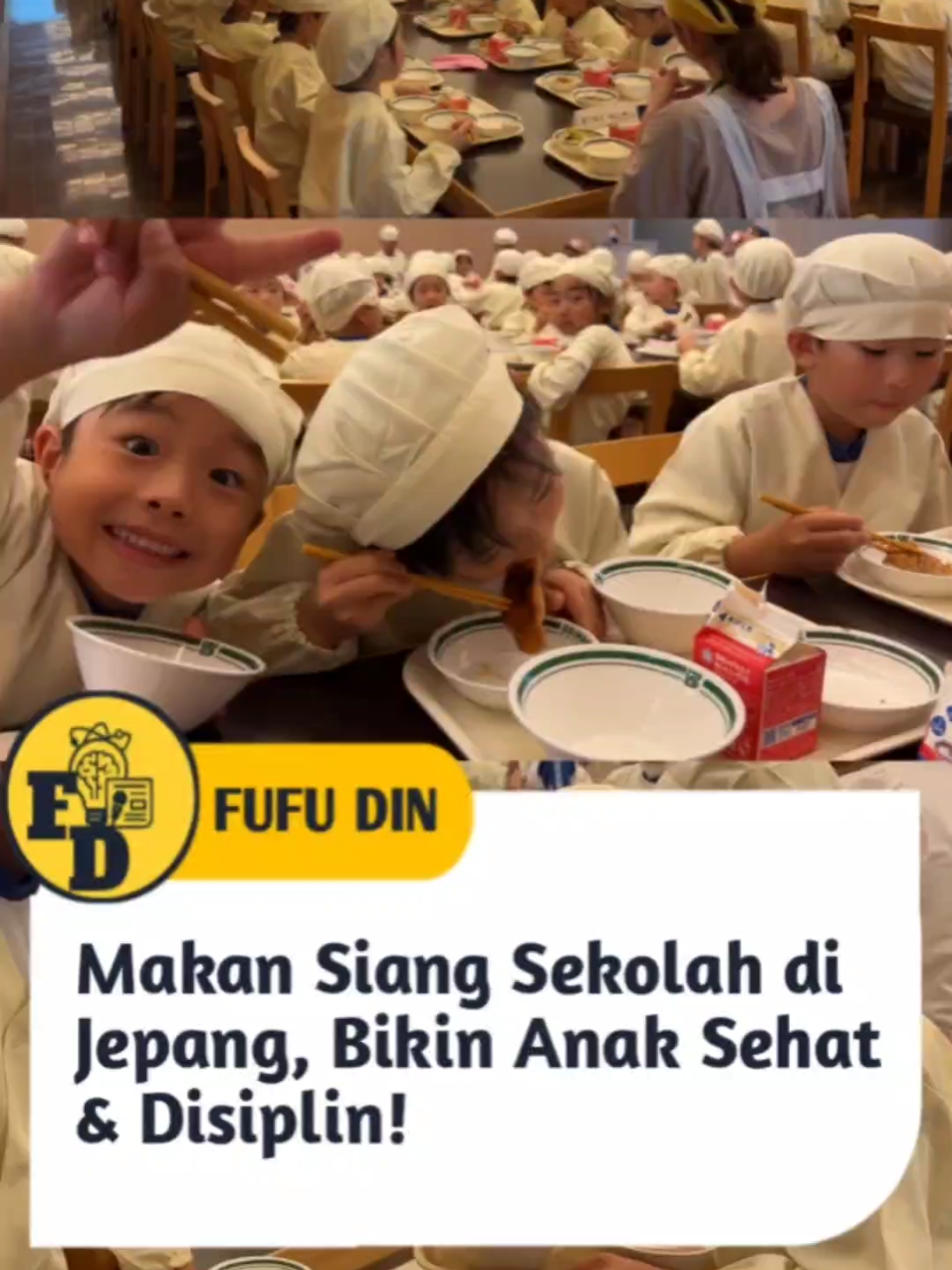 Bukan sekadar kenyang, tapi juga mendidik. Gimana kalau program ini ada di sekolah kita? 🤔 #makanbergizigratis #makansianggratis #jepang #fyp #faktamenarik 