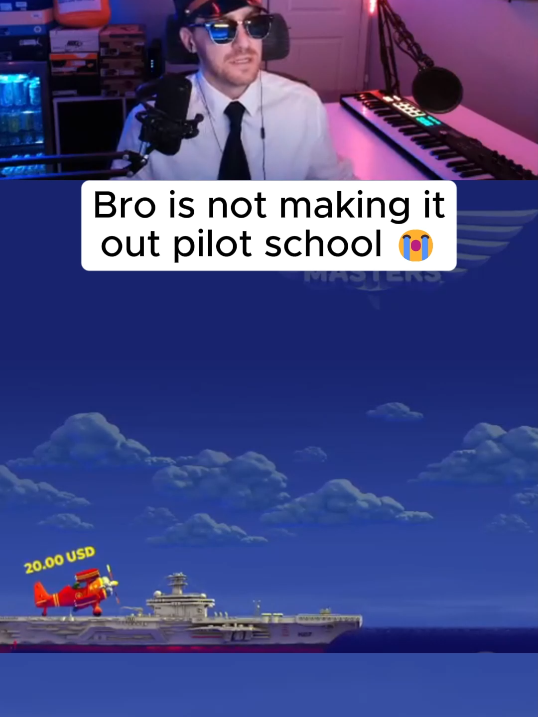 Bro is not making it out of pilot school 😭 #aviamasters #planegame #kick #avia #streaming